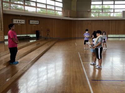 退所式では、学んだことをしっかりと発表できました。