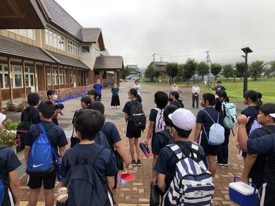 元気な声で「行ってきます！」